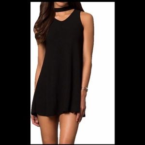 Girls black choker dress sz 10